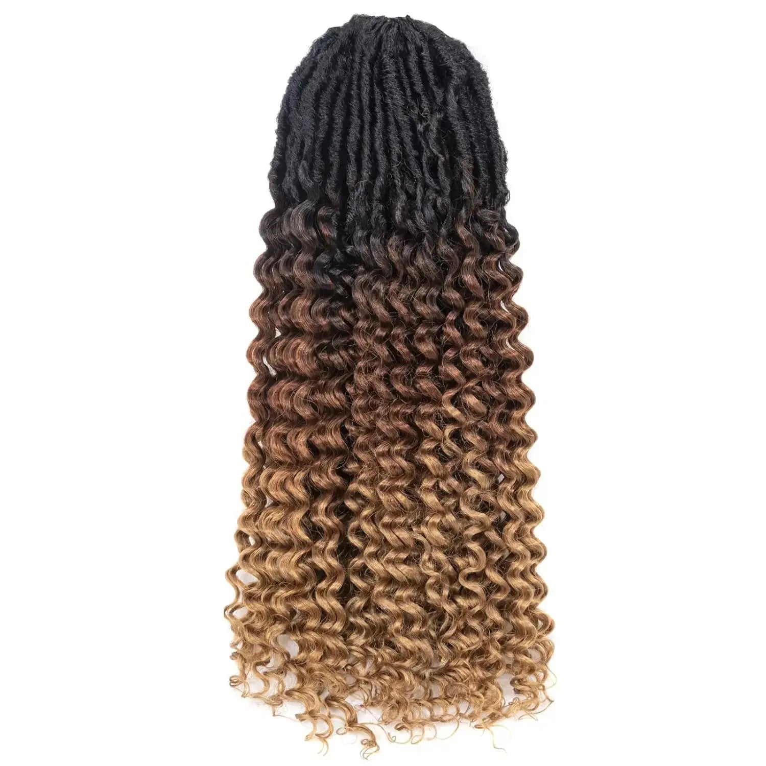Toyotress Passion Locs Crochet Hair Handmade Curly Hair Crochet Synthetic Braiding Hair